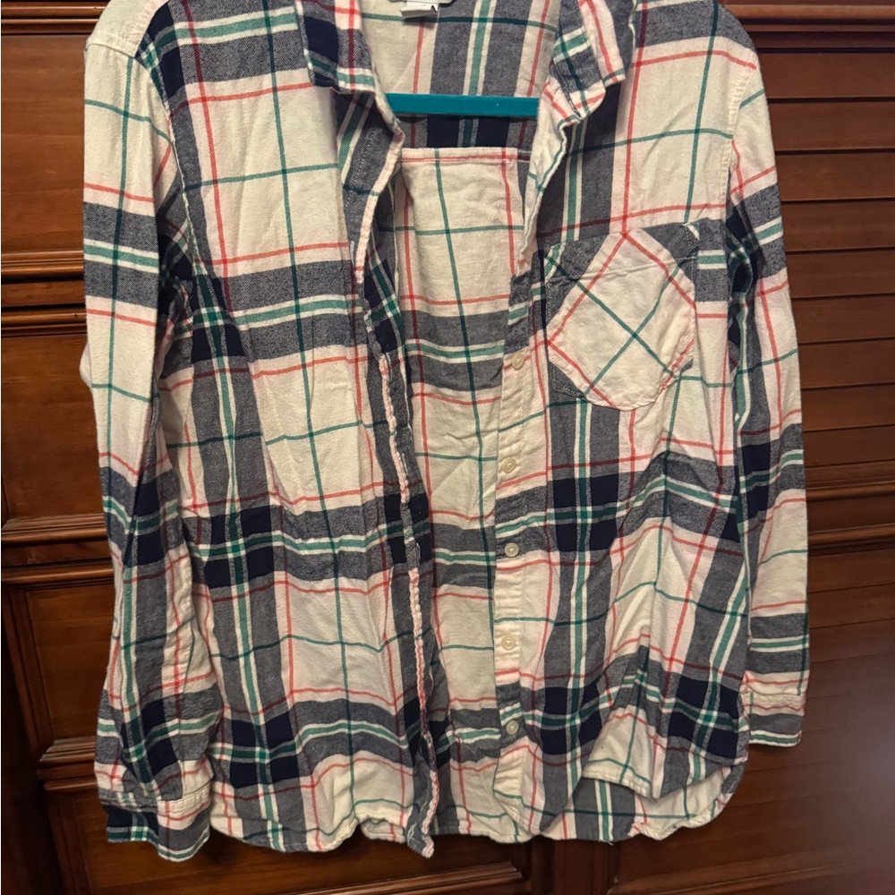 Old Navy Multicolor Plaid Classic Shirt